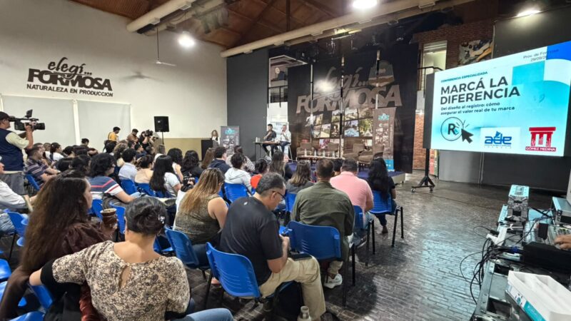 Emprendedores y empresas formoseñas participaron de una jornada sobre el valor y registro de marcas