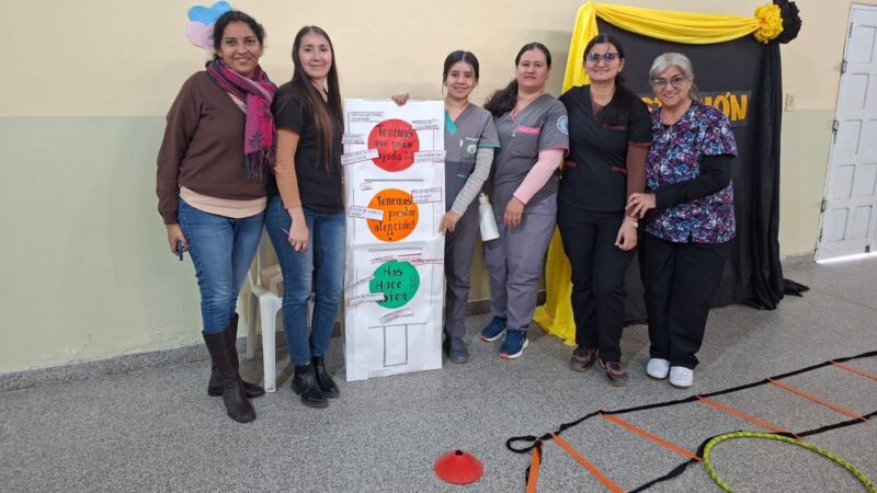 El centro de salud “La Floresta” desarrolló una charla en la Escuela Especial N° 5