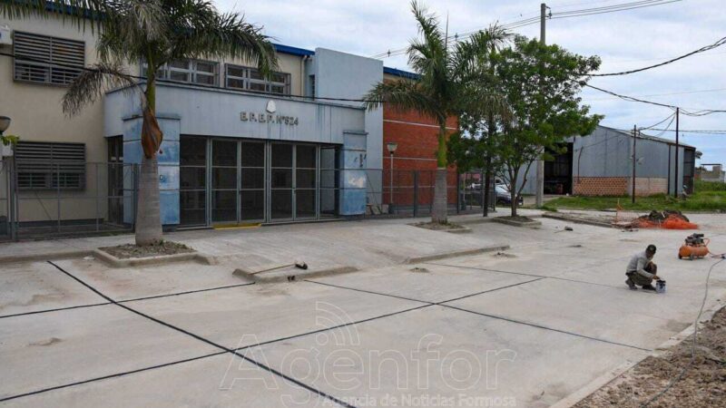 La DPV está finalizando la pavimentación de cuatro cuadras importantes en la Jurisdicción Cinco