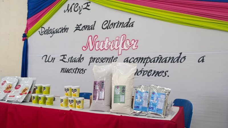 La Delegación Zonal de Clorinda recibió los productos Nutrifor